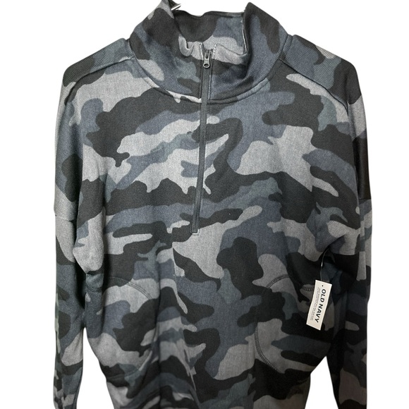 Old Navy Other - Old Navy Camo Quarter-Zip Pullover jrs